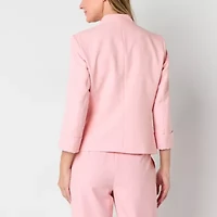 Black Label by Evan-Picone Womens Classic Fit Suit Jacket