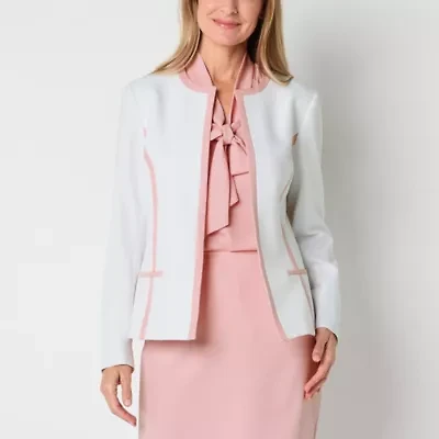 Black Label by Evan-Picone Womens Classic Fit Suit Jacket