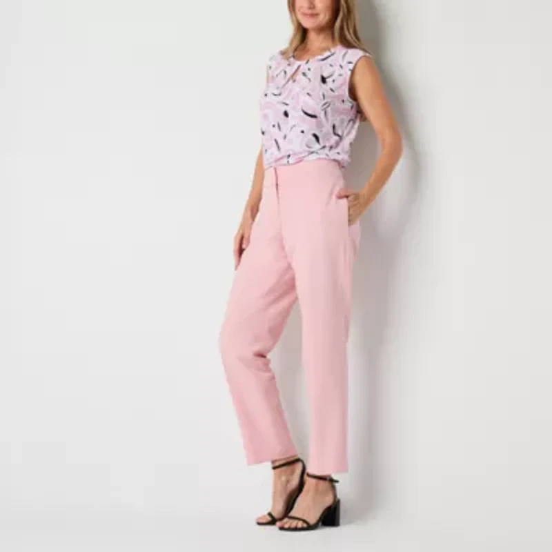 Black Label by Evan-Picone Womens Straight Fit Suit Pant