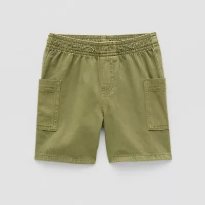 Okie Dokie Toddler & Little Boys Mid Rise Pull-On Short