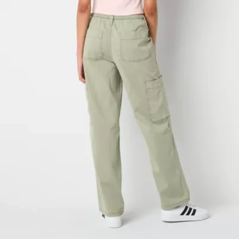Arizona Womens Straight Low Rise Juniors Cargo Pant