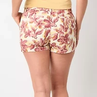 a.n.a Womens 3 1/2" Mid Rise Chino Short