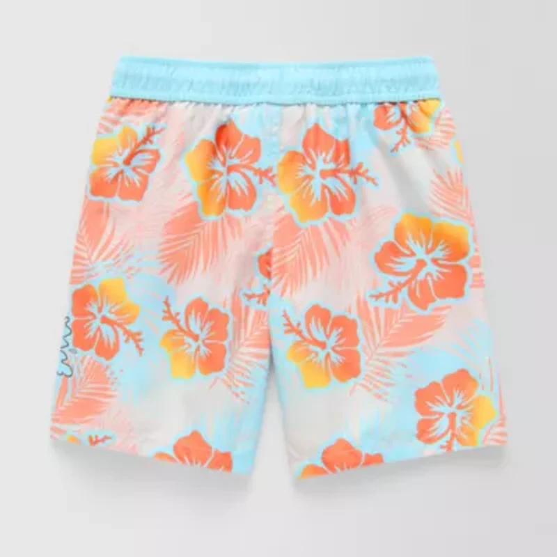 Disney Collection Little & Big Kid Boys Mickey Mouse Swim Trunks