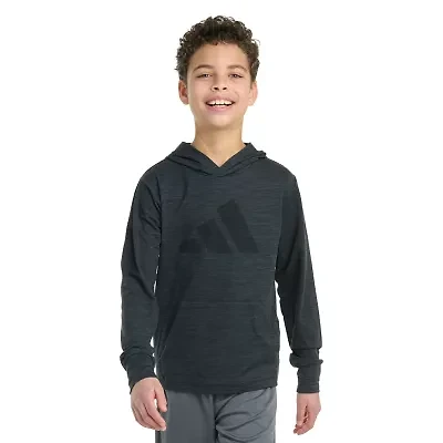 adidas Big Kid Boys Long Sleeve Active Hoodie