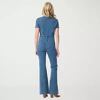 JS Jessica Simpson Womens Short Sleeve Jumpsuit