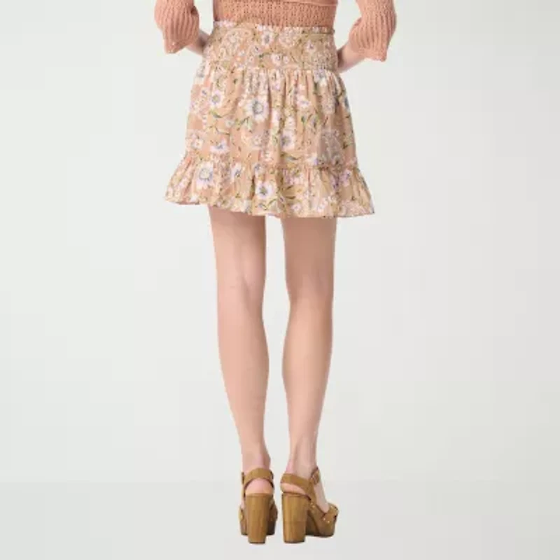 JS Jessica Simpson Womens Mini A-Line Skirt