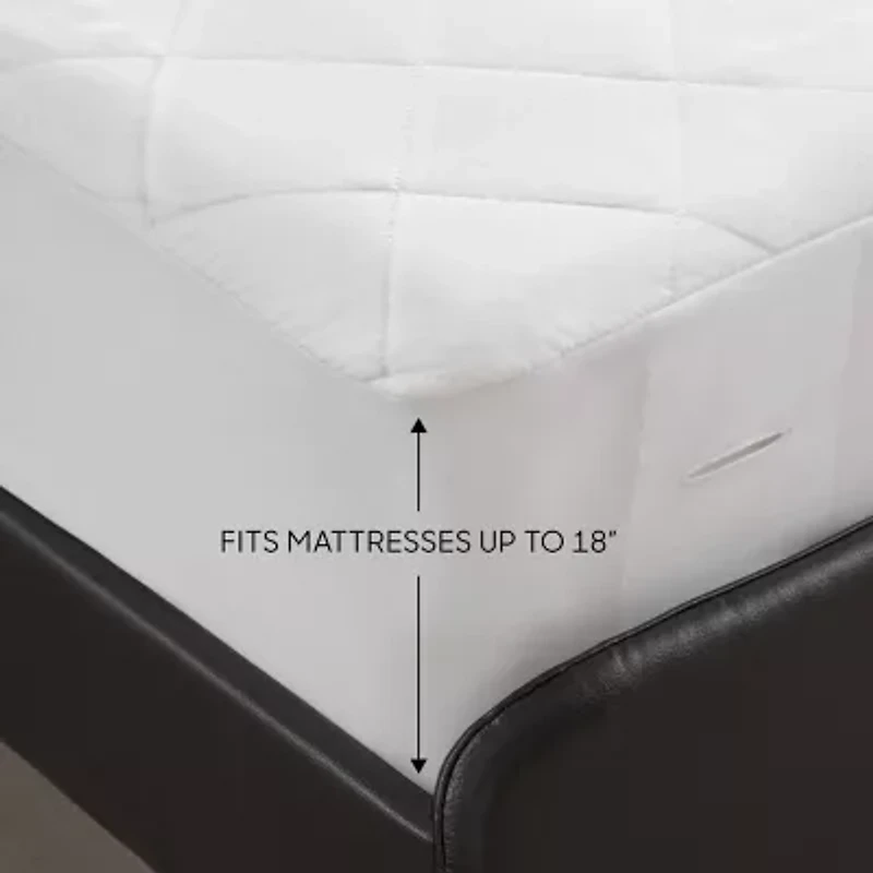 Sharper Image Embossed Microfiber Heated Mattress Pad