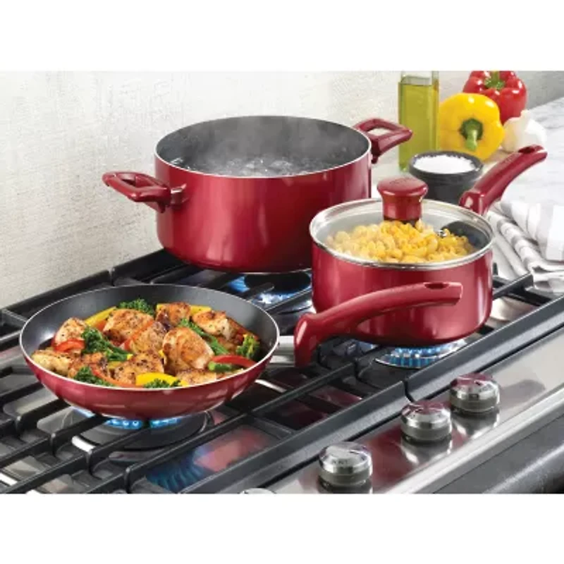 T-Fal Essentials 20-pc. Aluminum Non-Stick Cookware Set
