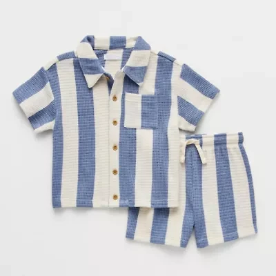 Grayson Little Toddler Boys 2-pc. Short Set