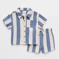 Grayson Little Toddler Boys 2-pc. Short Set