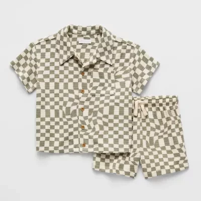 Grayson Little Toddler Boys 2-pc. Short Set