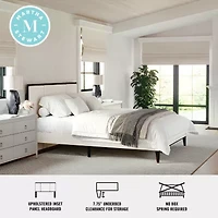 Martha Stewart Jett Upholstered Platform Bed