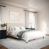 Martha Stewart Britta Upholstered Platform Bed