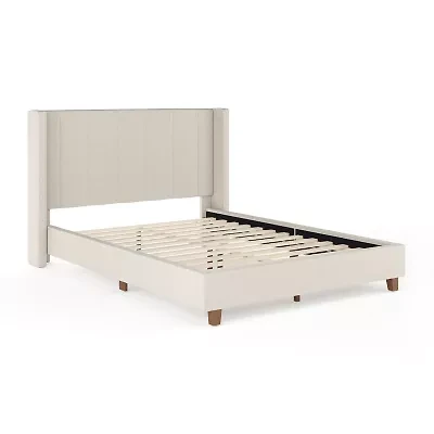 Martha Stewart Kay Upholstered Platform Bed