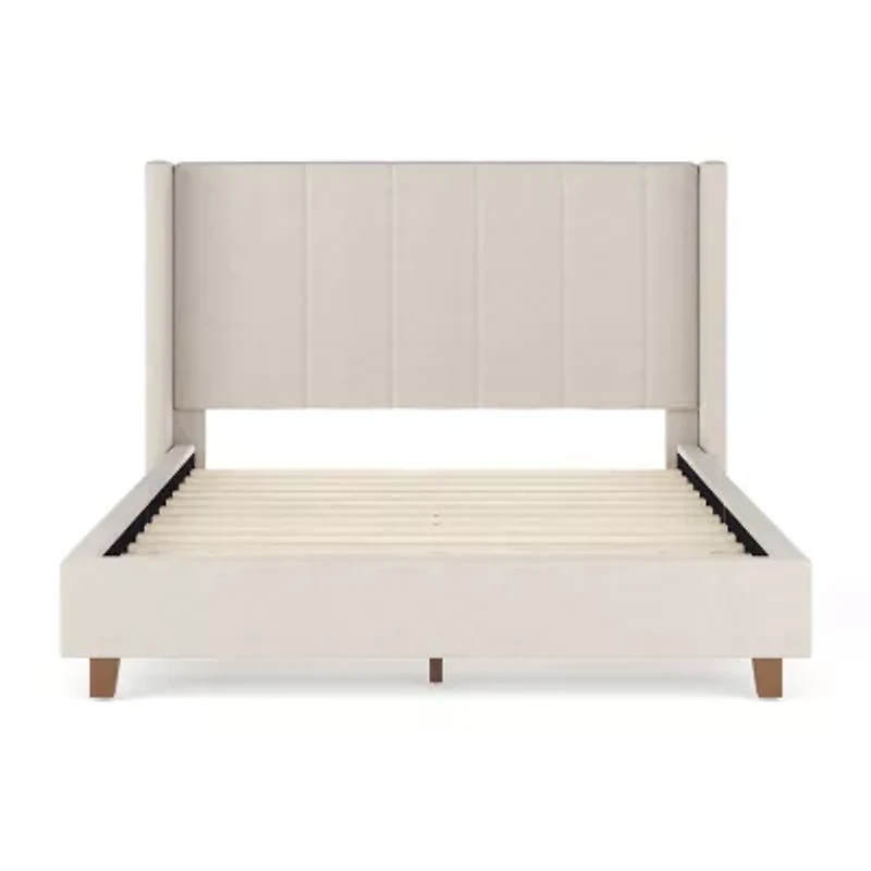 Martha Stewart Kay Upholstered Platform Bed