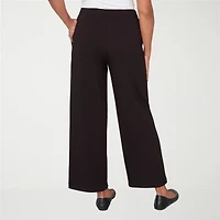 Alfred Dunner Seville Womens Straight Mid Rise Pull-On Pant