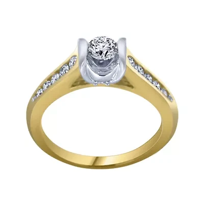 Sirena® 1/2 CT. T.W. Diamond 14K Two-Tone Gold Ring