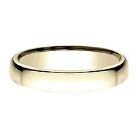 Unisex Adult 3.5MM 10K White Gold Wedding Band