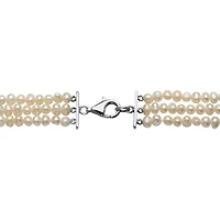 Womens Green Sterling Silver 16 Inch Collar Necklace