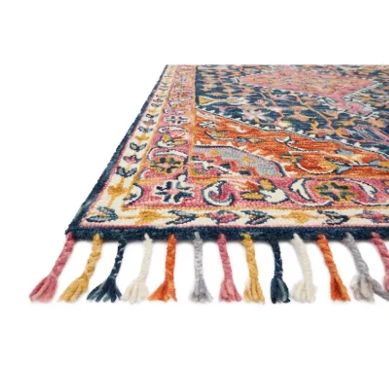 Loloi Zharah Hooked Indoor Rectangular Accent Rug