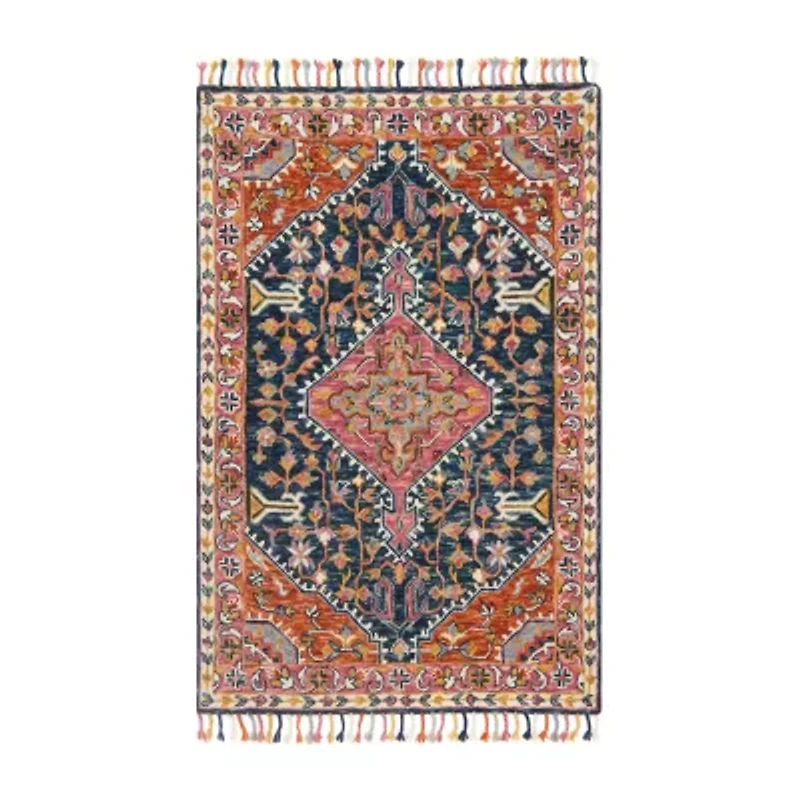 Loloi Zharah Hooked Indoor Rectangular Accent Rug