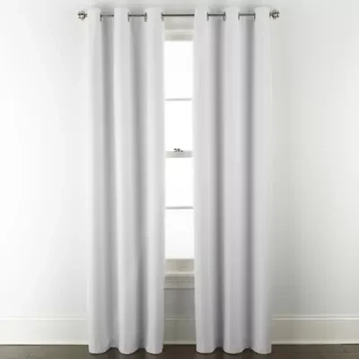 Home Expressions Allister Grommet Top Energy Saving 100% Blackout Single Curtain Panel