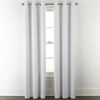 Home Expressions Allister Grommet Top Energy Saving 100% Blackout Single Curtain Panel