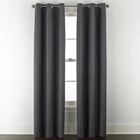 Home Expressions Allister Grommet Top Energy Saving 100% Blackout Single Curtain Panel
