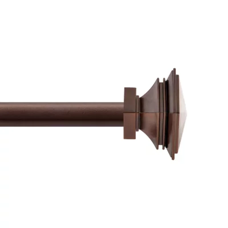 Deco Window 2-Pack Basics Square 1 Curtain Rod