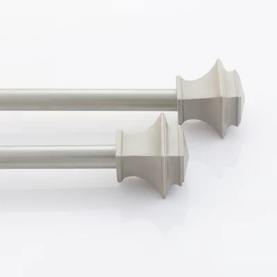 Deco Window 2-Pack Square 5/8 Curtain Rod
