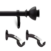 Deco Window 2-Pack Urn 1 Curtain Rod