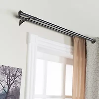 Deco Window End Cap Double Curtain Rod
