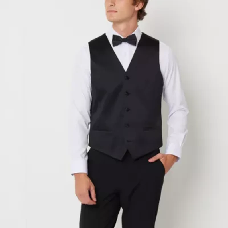 J. Ferrar Ultra Comfort Mens Slim Fit Tuxedo Vest