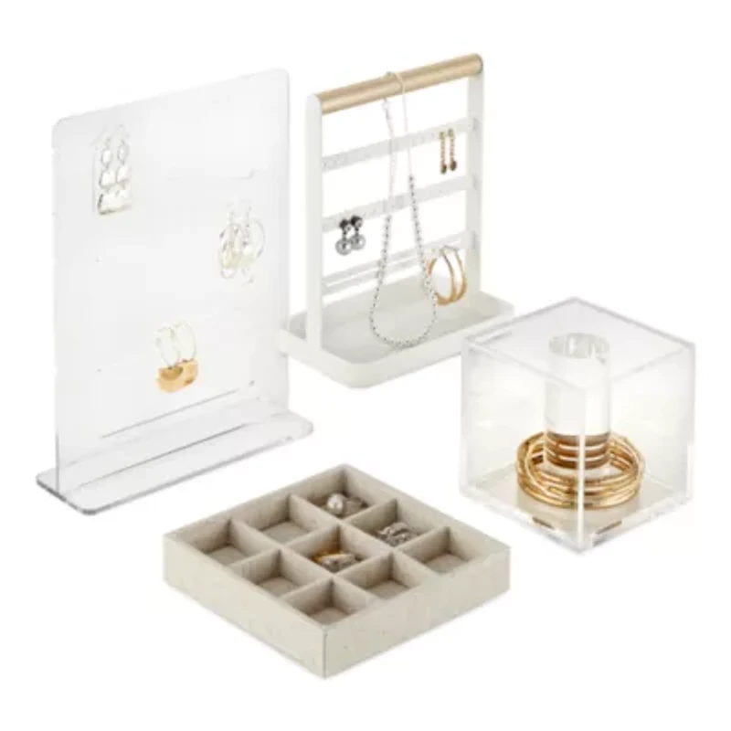 Home Expressions Acrylic Earring Jewelry Organizer