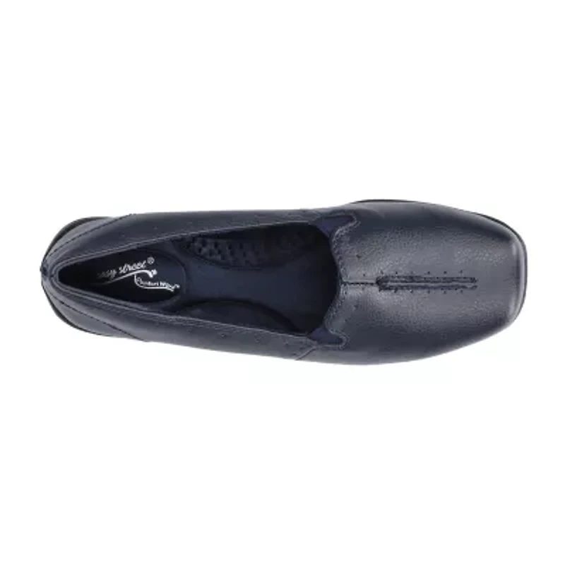 Easy Street Purpose Womens Square Closed Toe Slip-On Shoe