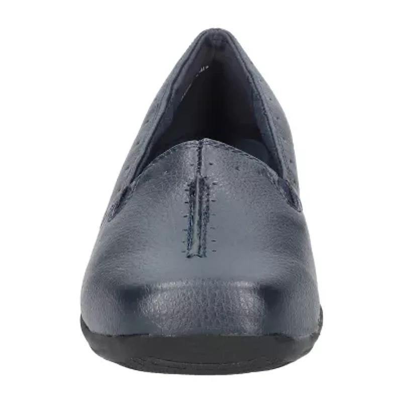 Easy Street Purpose Womens Square Closed Toe Slip-On Shoe