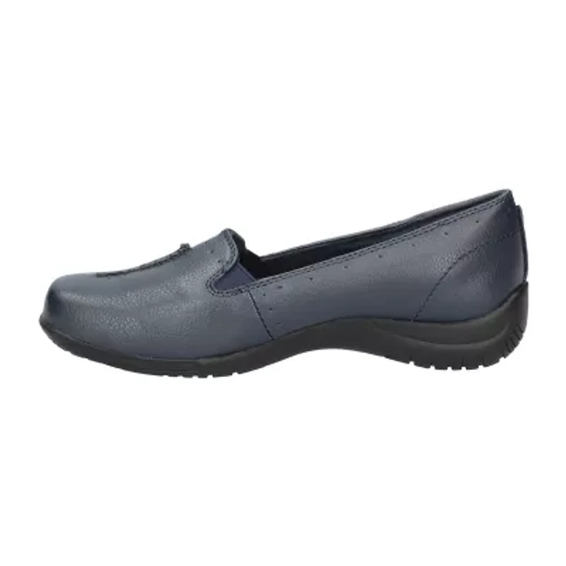Easy Street Purpose Womens Square Closed Toe Slip-On Shoe