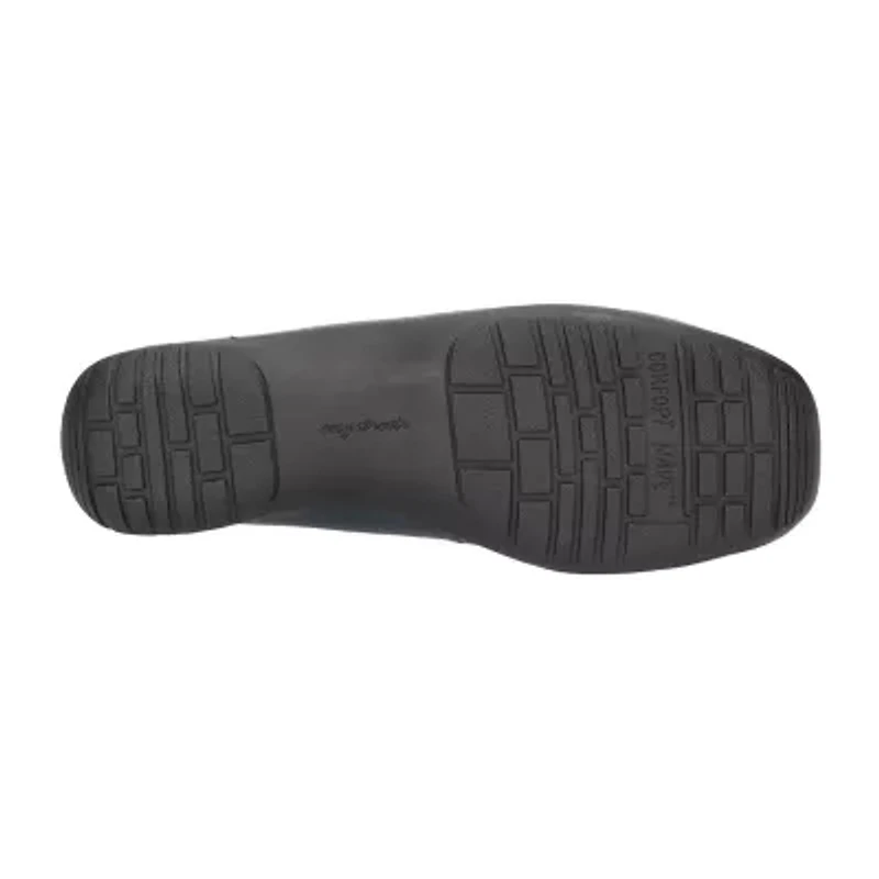 Easy Street Purpose Womens Square Closed Toe Slip-On Shoe