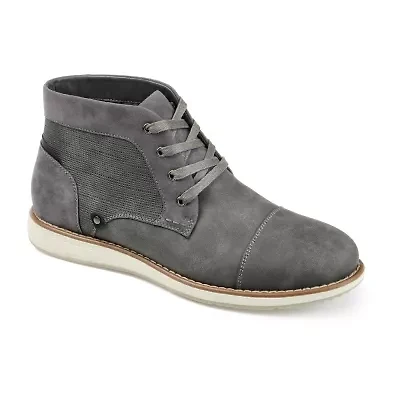 Vance Co Mens Austin Flat Heel Chukka Boots