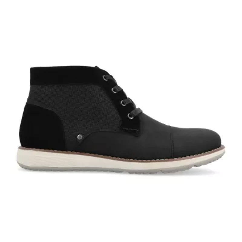 Vance Co Mens Austin Flat Heel Chukka Boots
