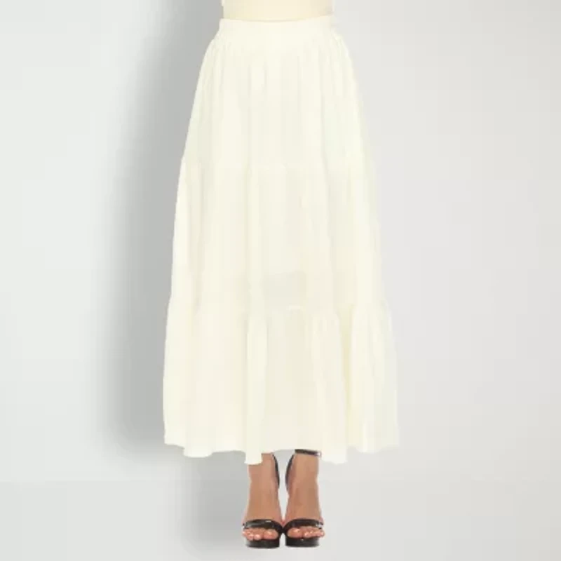 White Mark Womens Maxi Skirt