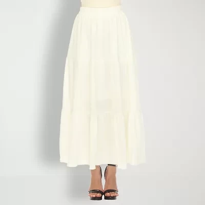 White Mark Womens Maxi Skirt