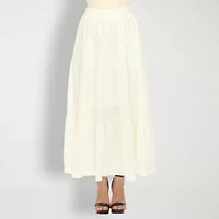 White Mark Womens Maxi Skirt