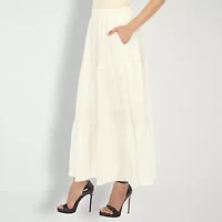 White Mark Womens Maxi Skirt