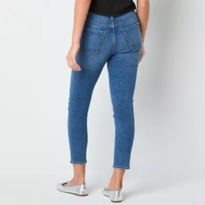 a.n.a Womens Tall High Rise Skinny Fit Jean