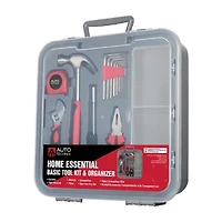 Auto Technix Home Essential Basic Tool Kit and Organizer