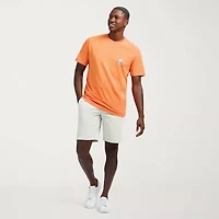 IZOD Saltwater Mens 9 1/2" Stretch Fabric Chino Short