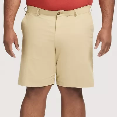 IZOD Saltwater Twill Mens 9 1/2" Big and Tall Stretch Fabric Chino Short