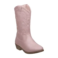 Kensie Toddler Girls Flat Heel Cowboy Boots