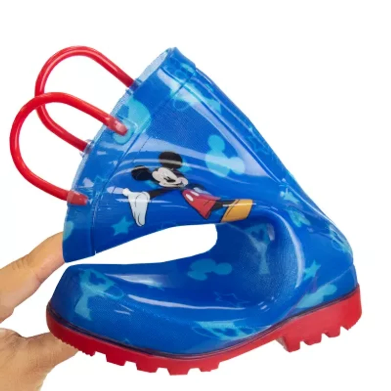 Disney Toddler Boys Mickey Mouse Waterproof Rain Boots